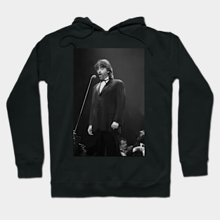 Andrea Bocelli BW Photograph Hoodie